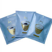 Petit sachet de café, 50 pièces, pochette d'emballage, pochette portable, en aluminium, pour suspension à l'oreille, sac avec filtre