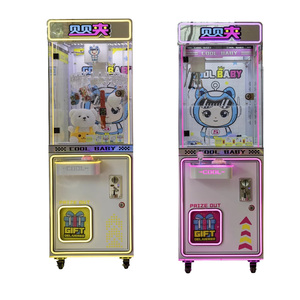 Mini máquina de clip de garra Usta rosa, regalo de promoción, la máquina de clip pequeña puede poner pegatinas de sobres rojos que funcionan con monedas - Product Image 4