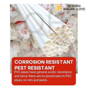 Prix d'usine, tuyau en PVC de 3/4 pouce, diamètre 110 mm, tubes en plastique, plomberie, alimentation en eau, tuyau en PVC de classe 40 - Product Image 4