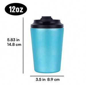 Mug de voyage personnalisé avec logo, 12 oz, réutilisable, durable, pour café expresso - Product Image 2