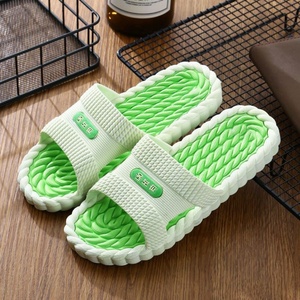 Custom Logo Slide Sandals Personalized Braided Rope Texture Summer Beach Slippers Colorful Non Slip Massage <b>Shower</b> <b>Shoes</b> - Product Image 6