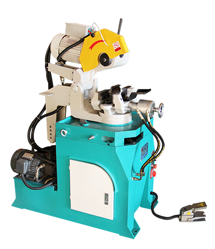 Circular Saw Semi Automatic Cold  Saw Pipe Cutting Machine Metal Manual Tube Cutting Machine Steel Pipe Cutter