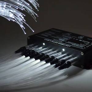 Motor de Luz LED de Fibra Óptica de 5W y 10 Orificios - Kit de Efecto Lluvia de Meteoros y Gotas de Lluvia para Decoración de Techo de Coche y Hogar - Product Image 5