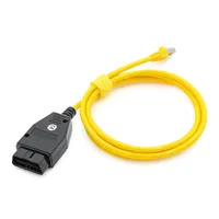 Precio DE FÁBRICA DE ICOM, Cable ENET OBD2, Cable amarillo Ethernet, Compatible con BMW, lector de código de programación de lujo oculto