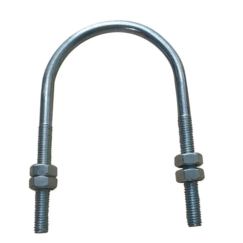 Manufacturers direct low prices, customized drawings, U-shaped bolts special-shaped pipe clamps hot dip GI hex bolt and nut