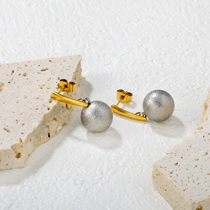 Pendientes de Aro Geométricos de Acero Inoxidable, Color Oro y Plata, Diseño Ovalado Trenzado, para Fiestas, Moda Femenina - Product Image 2