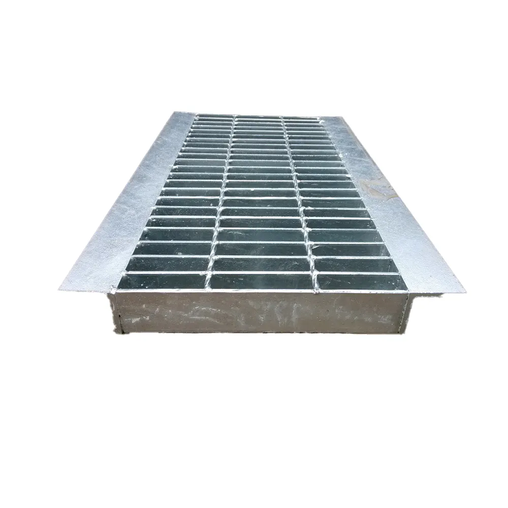 Vente en gros de plaque de recouvrement de drain/Grille de toiture de tranchée/Grille de drainage dentelée en métal acier