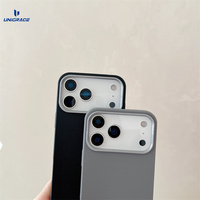 Coque de téléphone portable ultra-fine en TPU souple à texture cuir motif litchi UNIGRACE pour iPhone 17 16 15 14 13 Pro Max 16 Plus