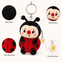 Fabricante de Llaveros de Peluche Personalizados: Llaveros de Insectos y Mariquitas, Caja Sorpresa de Peluche Suave, Animales de Peluche Personalizados OEM ODM, Juguete de Peluche