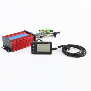 Kit WXGN200 con pantalla roja de 9 tubos + kit controlador de 9 tubos, 36V/48V/60V/72V, 450W/500W universal para bicicleta eléctrica L886 - Product Image 3