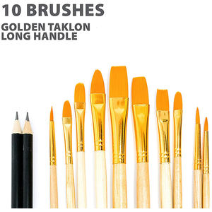 Amor — <span class=keywords><strong>kit</strong></span> de peinture d'<span class=keywords><strong>artiste</strong></span>, avec socle en bois, <span class=keywords><strong>kit</strong></span> de 45 pièces pour toile tendu, Set de dessin - Product Image 5