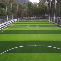 Tapis de gazon synthétique naturel bon marché en gros pour gazon artificiel de qualité de décoration de mur d'arrière-cour de terrain de sport