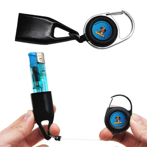 Fancy nhựa có thể thu vào ngọn đuốc nhẹ hơn bìa với Keychain chủ tay áo cho thường xuyên kích thước nhẹ hơn Quà Tặng - Product Image 2