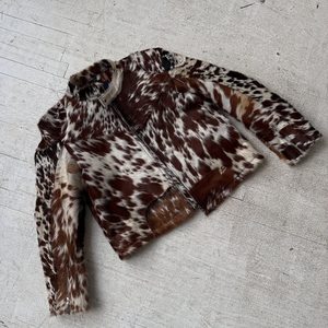 Áo khoác da bomber da bò in hình động vật sang trọng thiết kế riêng phong cách đường phố dành cho nam - Product Image 4