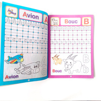 Usines chinoises Impression de manuels arabes enfants école apprendre à lire et écrire des lettres anglaises amusant mathématiques ABC cahier d'exercices