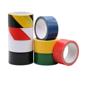 เทปอะคริลิกกาวในตัวแบบฟรีแซมเปิล เทปเตือนภัย PVC ทนทานต่อการฉีกขาดด้านเดียว ความแข็งแรงสูง กันน้ำ เทปป้องกันเพื่อความปลอดภัย - Product Image 1