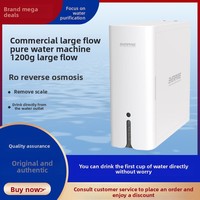 Machine à eau Everpure CPRO-1200G, filtre à eau du robinet commercial, osmose inverse RO, élimination de l'eau usée, eau potable directe pour les cafés
