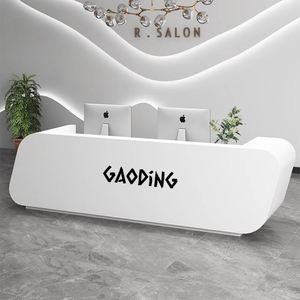 Comptoir <span class=keywords><strong>de</strong></span> réception <span class=keywords><strong>haut</strong></span> <span class=keywords><strong>de</strong></span> <span class=keywords><strong>gamme</strong></span> peint pour entreprise, établissement <span class=keywords><strong>de</strong></span> formation, clinique dentaire, bar, caisse enregistreuse, hôtel, bureau - Product Image 4