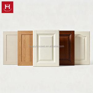 Portes d'armoires de cuisine en bois massif sculpté de style Shaker moderne, <span class=keywords><strong>meubles</strong></span> sur mesure <span class=keywords><strong>pour</strong></span> toute la maison, idéales <span class=keywords><strong>pour</strong></span> les villas - Happy Houses - Product Image 3