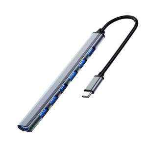 Type C <b>Usb</b> 3.0 <b>Hub</b> 7 Ports Aluminum Alloy No <b>Power</b> Required For Laptop Splitter Fast Charging - Product Image 1