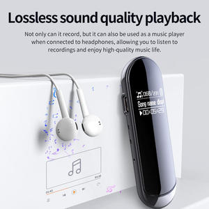 Factory Custom One - <b>key</b> Recording Noise Reduction Digital Voice Recorder Recording Pen Voice Recorder Metal Meeting Interview - Product Image 5