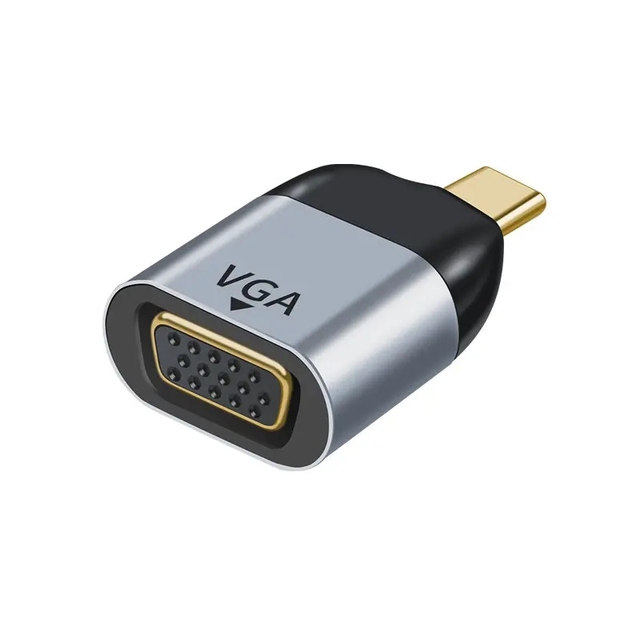 Factory Wholesale Directly USB C to VGA Adapter Type-C to VGA Cable Converter for Samsung Huawei P30
