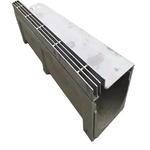 Outdoor Rainwater Collection Stainless Steel Drain Covers U Channel Drainage Ditch Waterway Trench Linear Cover