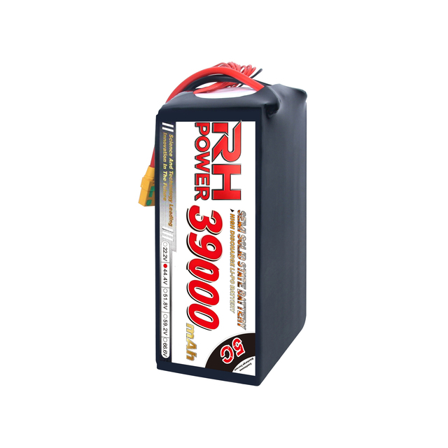 High Density Lipo Battery 400Wh/KG 14S 18S 6S 12S 39000mAh 39Ah Semi Solid State Battery for Industrial Drone Agricultural Drone