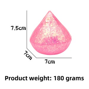 Juguete de descompresión de goma con diseño de diamante, antiestrés, de rebote lento, creativo, para niños, venta al por mayor transfronteriza - Product Image 4