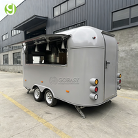 Remorque de restauration commerciale Goeasy, taille et équipement personnalisables disponibles