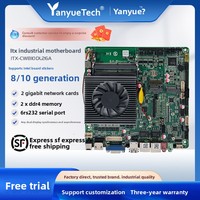 Intel I3 10110U I5 10210U 10310U I7 10510U CPU Mini ITX 2LANS 6COM RS232 RS485 Motherboard Industri LVDS Dual EDP 4G/5G WIFI