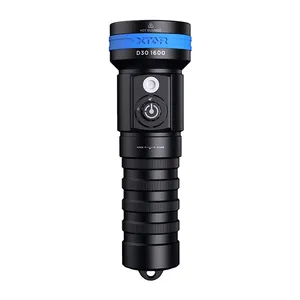 Xtar D30 1600流明宽光束角潜水相机灯手电筒紫外线潜水灯