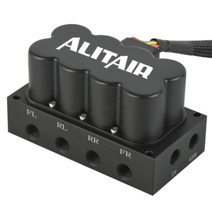 Kit de suspension pneumatique universel DC12V 200PSI, système de commande, électrovanne, collecteur, unité avec kit de commande à 9 boutons - Product Image 6