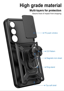 Funda Protectora Antigolpes para Vivo V70 <span class=keywords><strong>FE</strong></span> 5G, con Anillo y Soporte, de TPU y PC, para la Parte Trasera del Teléfono - Product Image 4