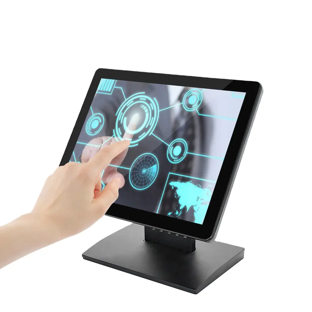 15 Inch Flat Panel Touch Monitor Fabriek Prijs Capacitieve Lcd Touch Monitor Met Usb Touch Monitor