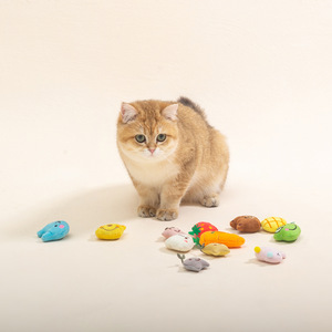 Paquete de 12 Mini Juguetes de Peluche con Catnip para Gatos, Estilos Variados, Juguete Interactivo para Masticar <span class=keywords><strong>y</strong></span> Aliviar el Aburrimiento en Interiores - Product Image 4