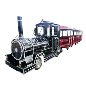 Attractions Sightseeing Safety Electric Train Mini Trackless Train Electric