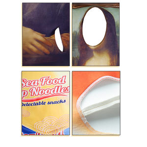 Costume de <span class=keywords><strong>cosplay</strong></span> drôle d'Halloween en forme d'éponge, costume de performance sur le thème des chips et du chocolat pour le campus - Product Image 5