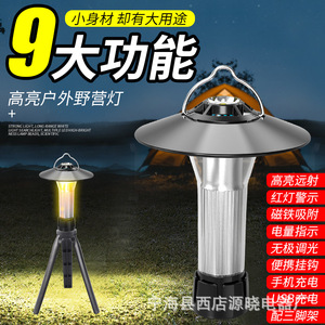 Linterna de Camping LED Recargable con Botón de Encendido, Luz para Exteriores HW 777 - Product Image 2