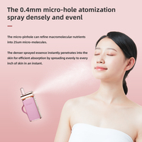 Vaporizador facial nano iónico portátil profesional para la hidratación de la piel para el cuidado de la piel del hotel