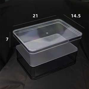 Contenitore per Alimenti Multimisura Preferito dai Clienti, Design Trasparente, Moderno e Compatto, Scatola in Plastica per Snack e Uso Quotidiano - Product Image 2
