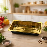 Barquette à sushi avec couvercle transparent 220x90mm en PET de qualité alimentaire, boîte d'emballage en plastique épaissi pour la restauration à emporter