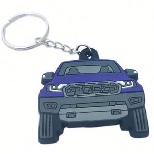 Wholesale Custom Car-Shaped Soft Rubber PVC <b>Keychain</b> 2D/3D Design Personalized with Your Logo Name - Product Image 2