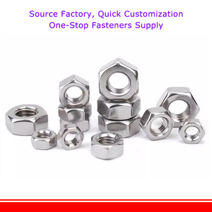 M4 M5 M6 M8 M10 M12 M14 M16 M18 M20 din934 304 đai ốc lục giác lục giác ren trái bằng thép không gỉ - Product Image 4