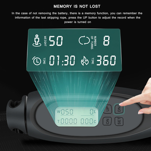 Corde à sauter lumineuse intelligente, équipement d'entraînement physique d'intérieur et d'extérieur, compteur de calories, exercices pour compter la vitesse, 1 pièce - Product Image 4