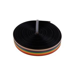 Cable Plano Tipo Cinta Arcoíris Sin Blindaje de 10 Pines Eowpower, 5 Metros de Longitud, Cable IDC para Electrónica - Product Image 2