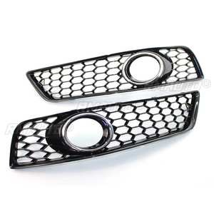 ฝาครอบไฟตัดหมอกหน้ารถยนต์แบบรังผึ้ง 2 ชิ้น สำหรับ Audi A3 8P 2009-2013 รุ่น 8P0807682D 8P0807681D - Product Image 3