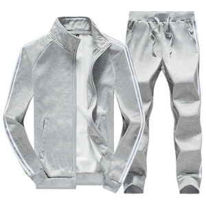2023 vente en gros OEM élégant ajusté survêtements survêtement fermeture éclair à capuche Jogging hommes survêtement survêtement haute qualité hommes survêtement - Product Image 5