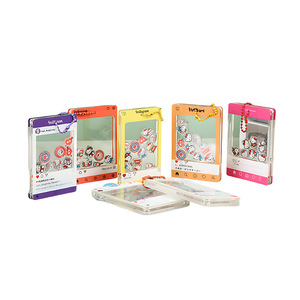 Porte-cartes en plastique personnalisé multicolore - Cadre photo transparent style médias sociaux coloré avec impression numérique pour la promotion de la marque - Product Image 5