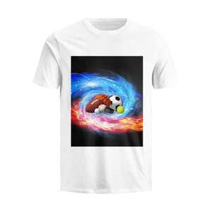 100% cotone 180 grammi stampa digitale bianco t-shirt modello personalizzato entrambi i lati coppia regalo di moda rapido asciutto traspirante - Product Image 3